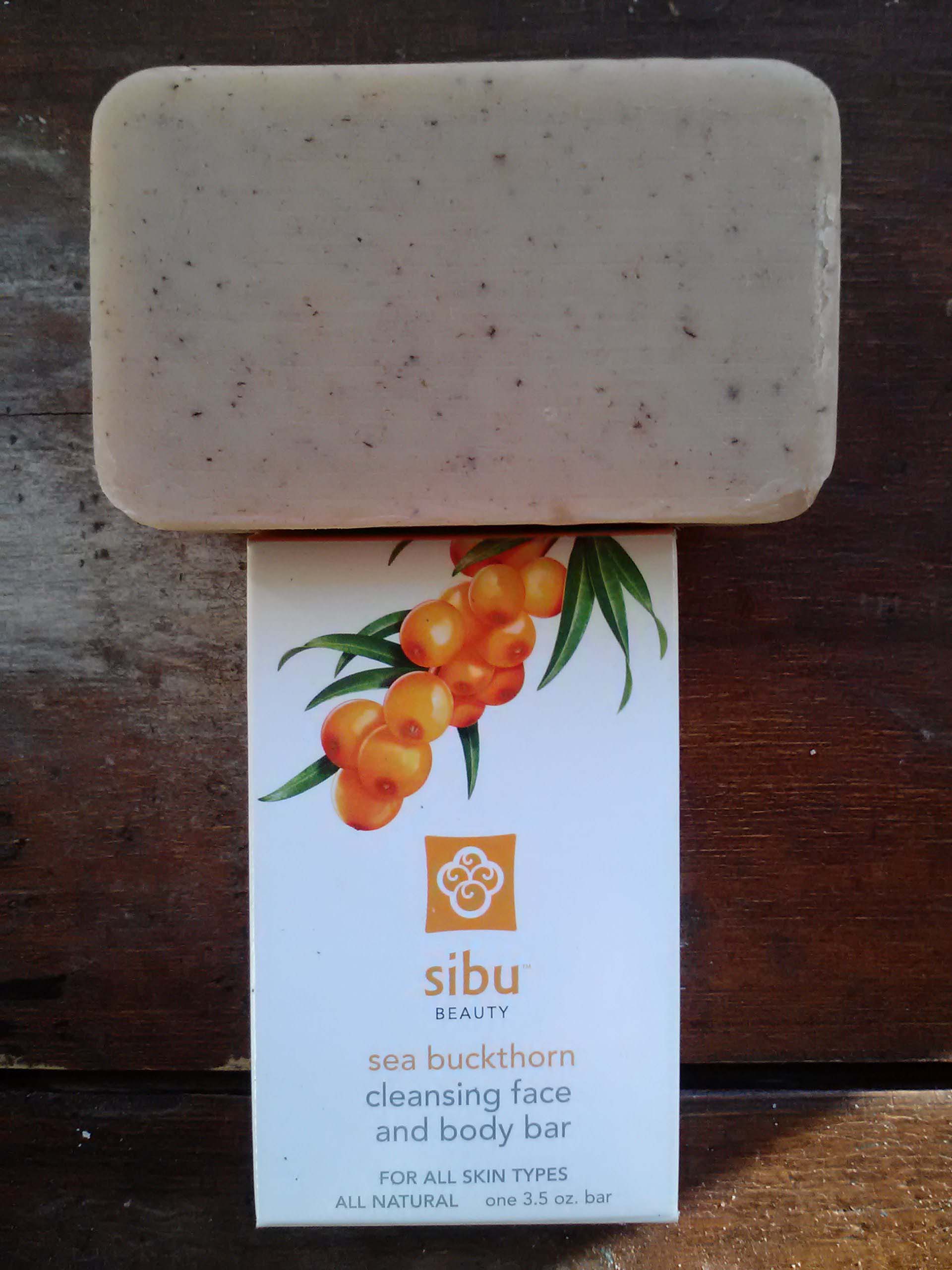 Sibu Beauty Sea Buckthorn Cleansing Face and Body Bar
